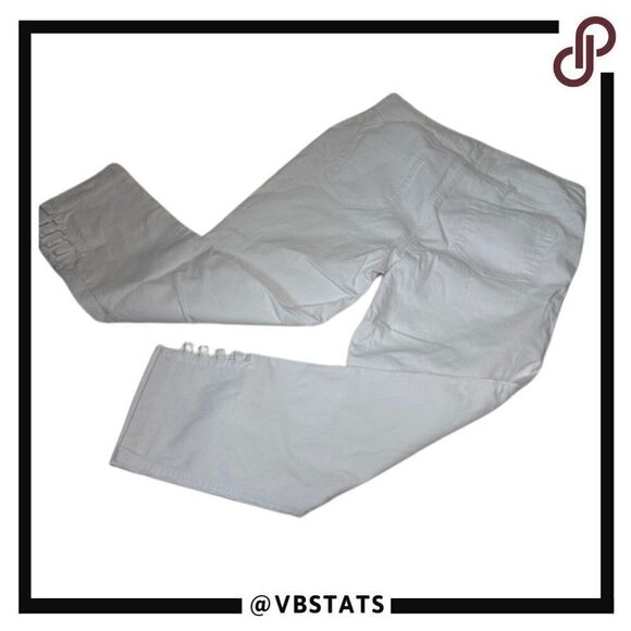 Soft Surroundings Super Stretch Lattice Ankle Pants in White - Picture 3 of 7